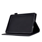 For Amazon Kindle Paperwhite 4/3/2/1 Tower Embossed Leather Smart Tablet Case(Black)