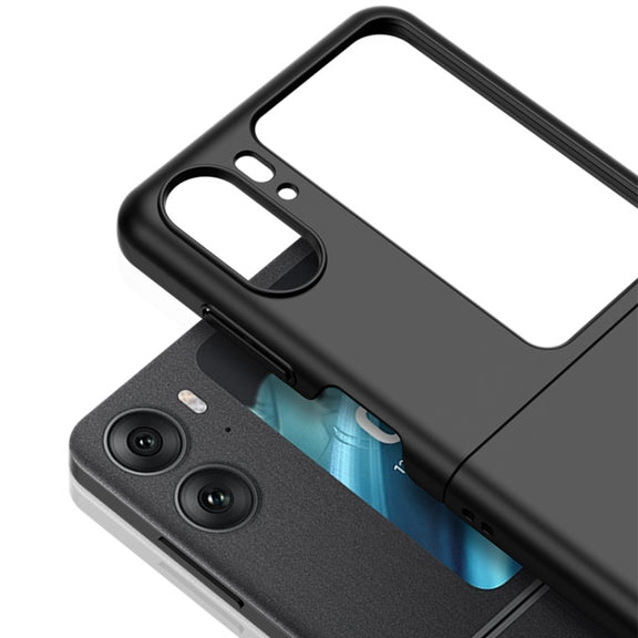 For OPPO Find N2 Flip Skin Feel PC Phone Case(Blue)