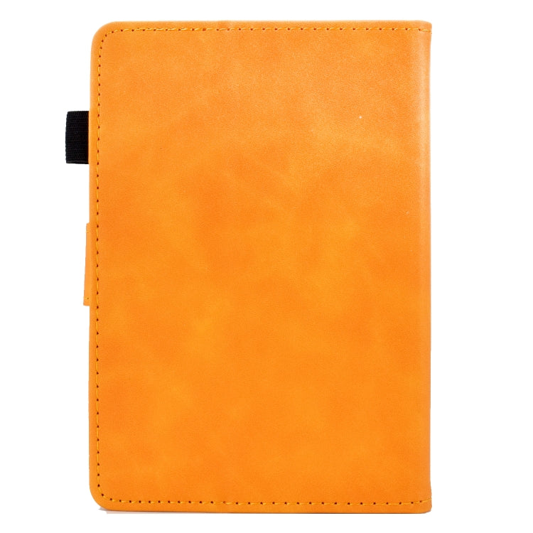 For Amazon Kindle Youth Version 2022 Embossed Smile Flip Tablet Leather Smart Case(Khaki)