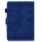 For Amazon Kindle Youth Version 2022 Cowhide Texture Smart Leather Tablet Case(Blue)