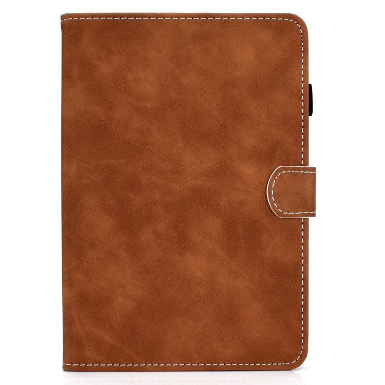 For Amazon Kindle Youth Version 2022 Cowhide Texture Smart Leather Tablet Case(Brown)