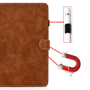 For Amazon Kindle Youth Version 2022 Cowhide Texture Smart Leather Tablet Case(Brown)