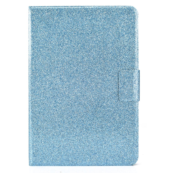 For Amazon Kindle Youth Version 2022 Varnish Glitter Powder Smart Leather Tablet Case(Blue)