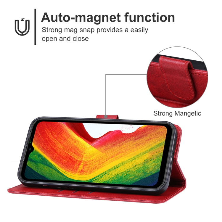 For Ulefone Power Armor 19 Leather Phone Case(Red)