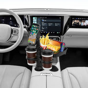B10 Car Drink Water Cup Mobile Phone Holder 360 Degree Rotating Dinner Plate(Green)