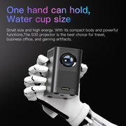 S30 Android System HD Portable WiFi Mobile Projector, Plug Type:EU Plug(White)