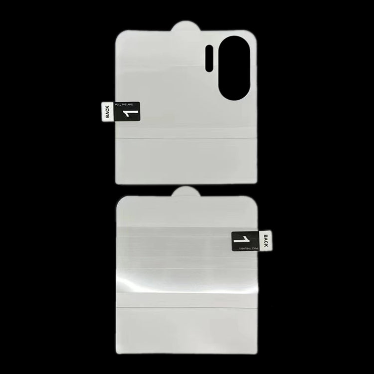 For OPPO Find N2 Flip Full Screen Back Protector Explosion-proof Hydrogel Film