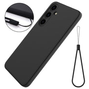 For Samsung Galaxy S24+ 5G Color Liquid Silicone Phone Case(Black)