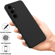 For Samsung Galaxy S24+ 5G Color Liquid Silicone Phone Case(Black)