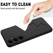 For Samsung Galaxy S24+ 5G Color Liquid Silicone Phone Case(Black)