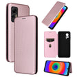 For Ulefone Note 14 Carbon Fiber Texture Flip Leather Phone Case(Pink) - Ulefone Cases by PMC Jewellery | Online Shopping South Africa | PMC Jewellery | Buy Now Pay Later Mobicred