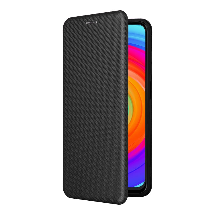 For Ulefone Note 14 Carbon Fiber Texture Flip Leather Phone Case(Black)