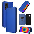 For Ulefone Note 14 Carbon Fiber Texture Flip Leather Phone Case(Blue) - free shipping - PMC Jewellery - Order now!