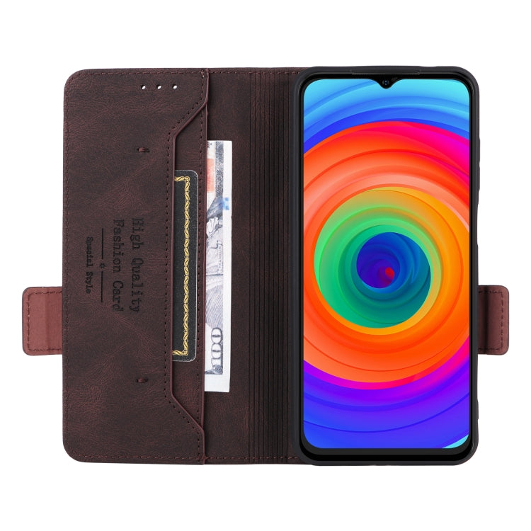 For Ulefone Note 14 Magnetic Clasp Leather Phone Case(Brown)