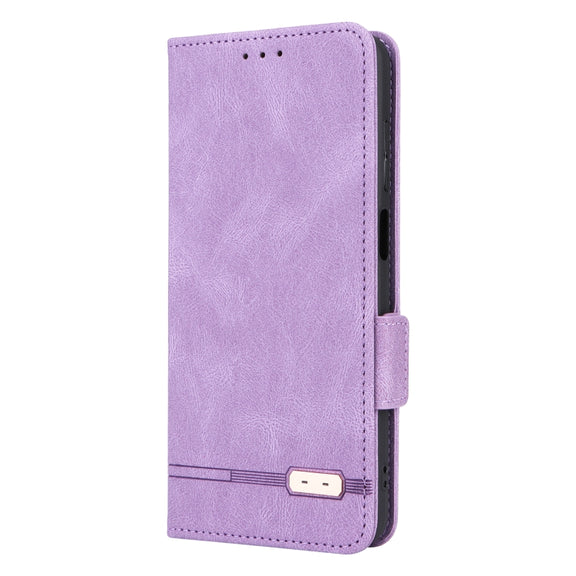 For Ulefone Note 14 Magnetic Clasp Leather Phone Case(Purple)