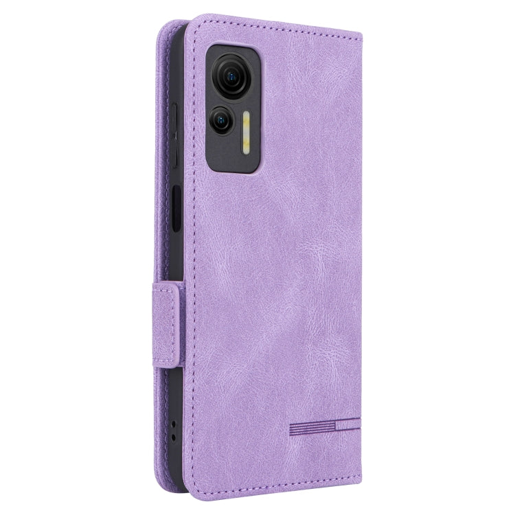 For Ulefone Note 14 Magnetic Clasp Leather Phone Case(Purple)