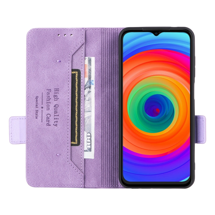 For Ulefone Note 14 Magnetic Clasp Leather Phone Case(Purple)