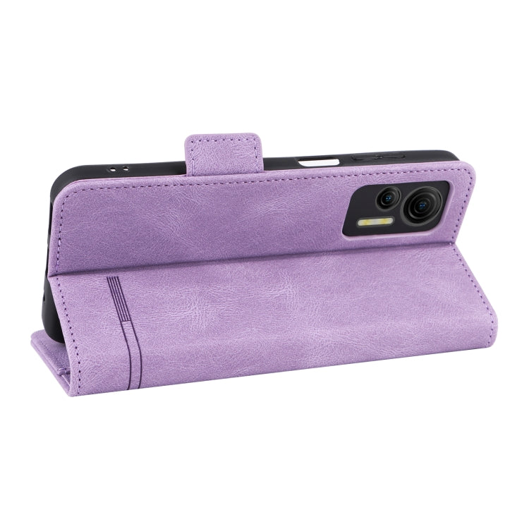 For Ulefone Note 14 Magnetic Clasp Leather Phone Case(Purple)