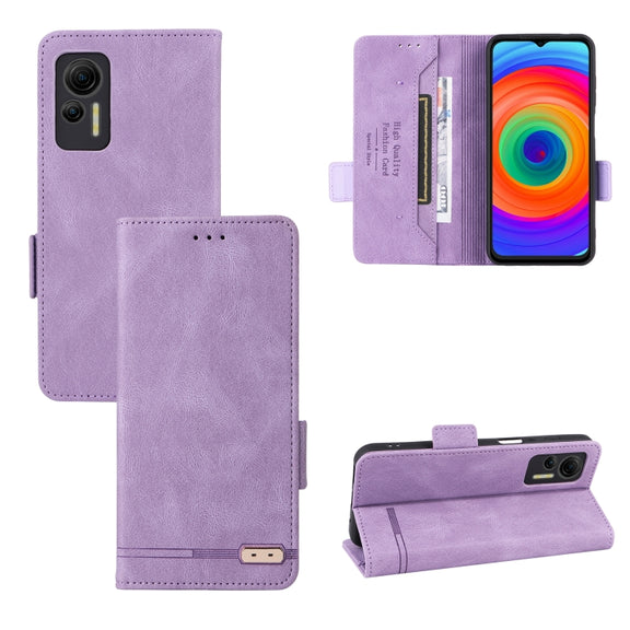 For Ulefone Note 14 Magnetic Clasp Leather Phone Case(Purple)