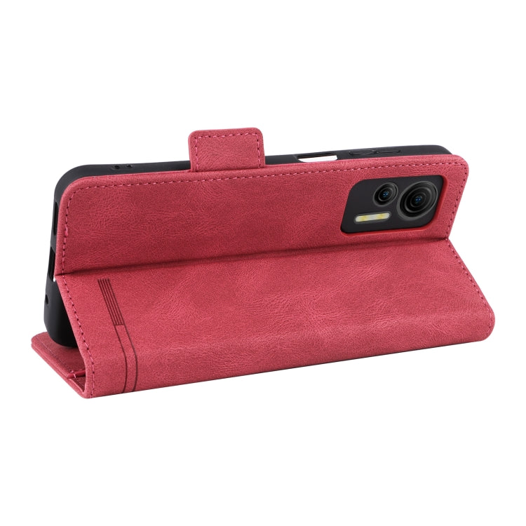 For Ulefone Note 14 Magnetic Clasp Leather Phone Case(Red)