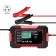 Motorcycle / Car Battery Smart Charger with LCD Creen, Plug Type:UK Plug(Red) - Battery Charger by PMC TechLife | Online Shopping South Africa | PMC TechLife | Buy Now Pay Later Mobicred