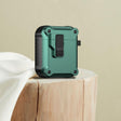 For AirPods 1 / 2 Eagle Shockproof Earphone Protective Case with Switch(Green) - For AirPods 1/2 by PMC Jewellery | Online Shopping South Africa | PMC Jewellery | Buy Now Pay Later Mobicred
