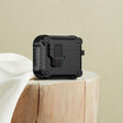 For AirPods 3 Eagle Shockproof Earphone Protective Case with Switch(Black) - For AirPods 3 by PMC Jewellery | Online Shopping South Africa | PMC Jewellery | Buy Now Pay Later Mobicred