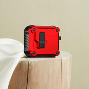For AirPods 3 Eagle Shockproof Earphone Protective Case with Switch(Red)