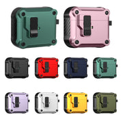 For AirPods 3 Eagle Shockproof Earphone Protective Case with Switch(Pink)