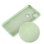 For Google Pixel 4a Pure Color Liquid Silicone Shockproof Full Coverage Case(Green)