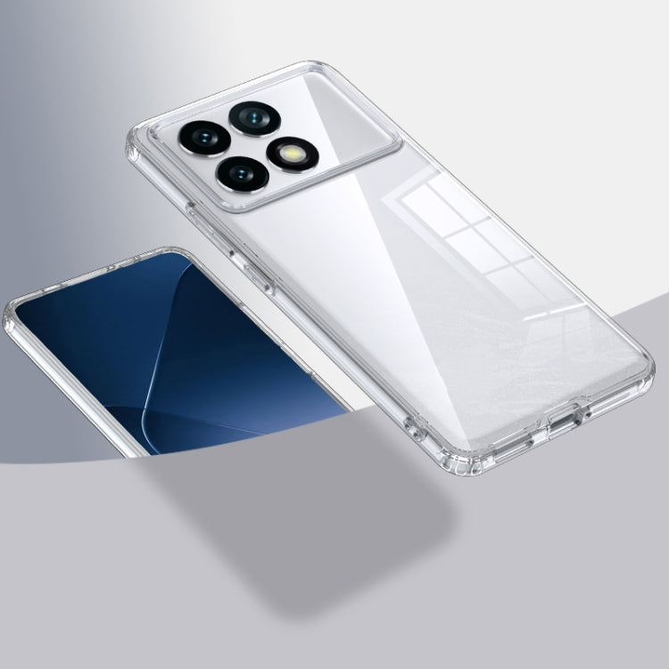 For Xiaomi Redmi K70 Armor Clear TPU Hard PC Phone Case(Clear)