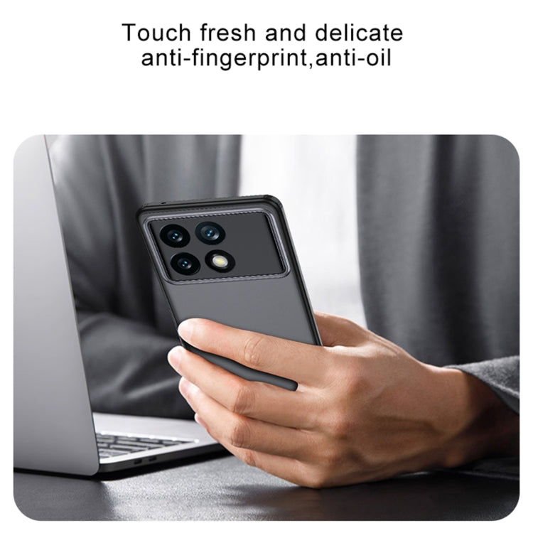 For Xiaomi Redmi K70 Armor Clear TPU Hard PC Phone Case(Clear)