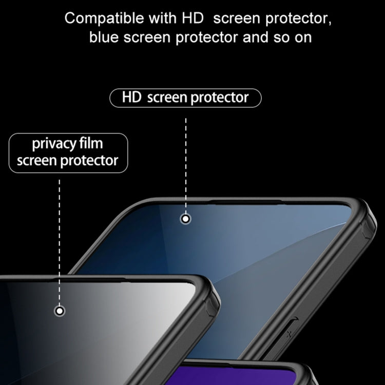 For Xiaomi Redmi K70 Armor Clear TPU Hard PC Phone Case(Clear)
