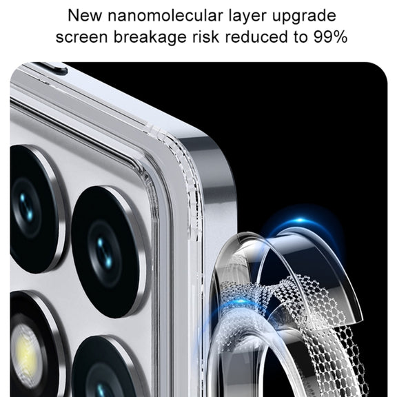 For Xiaomi Redmi K70 Armor Clear TPU Hard PC Phone Case(Clear)