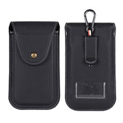 For 6.7 inch Mobile Phone PU Waist Bag(Brown)