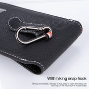 For 6.7 inch Mobile Phone PU Waist Bag(Brown)
