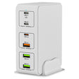 818H 120W Type-C + USB 6-Ports Desktop Fast Charger, Plug Type:AU Plug(White) - Multifunction Charger by PMC TechLife | Online Shopping South Africa | PMC TechLife | Buy Now Pay Later Mobicred