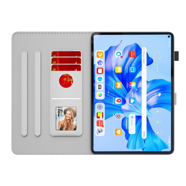 For Huawei MatePad Pro 11 2022 Watercolor Pattern Flip Leather Tablet Case(Winter Snow)