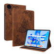 For Huawei MatePad Pro 11 2022 Butterfly Flower Embossed Leather Tablet Case(Brown) - Huawei by PMC TechLife | Online Shopping South Africa | PMC TechLife | Buy Now Pay Later Mobicred