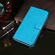 For LG K20 (2019) idewei Crazy Horse Texture Horizontal Flip Leather Case with Holder & Card Slots & Wallet(Sky Blue) - LG by idewei | Online Shopping South Africa | PMC TechLife | Buy Now Pay Later Mobicred