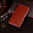For LG K50S idewei Crazy Horse Texture Horizontal Flip Leather Case with Holder & Card Slots & Wallet(Brown) - LG by idewei | Online Shopping South Africa | PMC TechLife | Buy Now Pay Later Mobicred