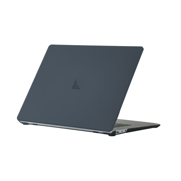 For Microsoft Surface Laptop 13.5 inch Flannel Shockproof Frosted Laptop Protective Case(Black)