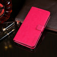 For Ulefone S10 Pro idewei  Crazy Horse Texture Horizontal Flip Leather Case with Holder & Card Slots & Wallet(Rose Red) - Ulefone Cases by idewei | Online Shopping South Africa | PMC TechLife | Buy Now Pay Later Mobicred