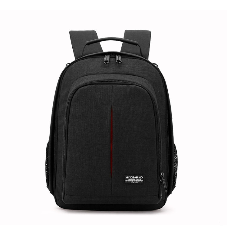 Small Water-resistant Camera Backpack Shoulders SLR Camera Bag(Black)