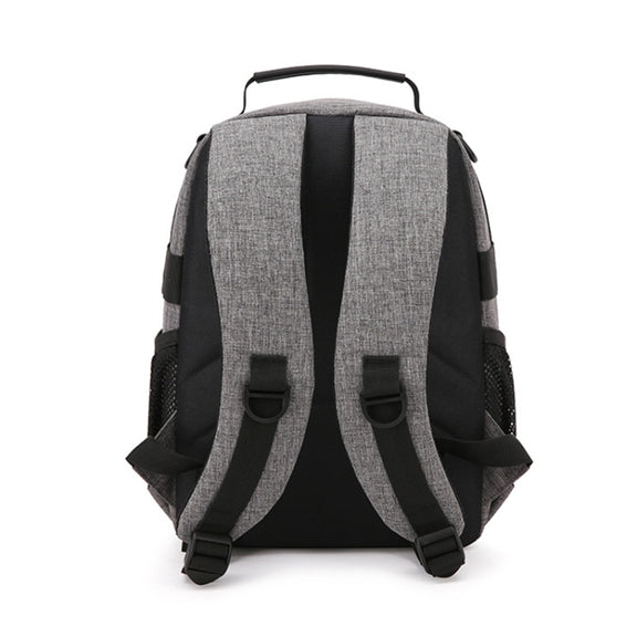 Small Water-resistant Camera Backpack Shoulders SLR Camera Bag(Blue)