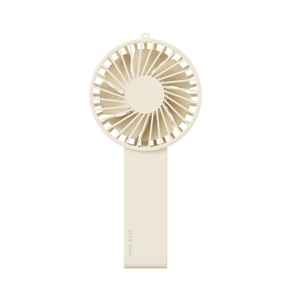 WT-F58 Hanging Neck Handheld Electric Fan(Cream Color)