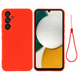 For Samsung Galaxy A34 5G Pure Color Liquid Silicone Shockproof Phone Case(Red) - Galaxy Phone Cases by PMC TechLife | Online Shopping South Africa | PMC TechLife