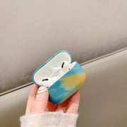 For AirPods Pro Ink Painting Water Sticker PC Earphone Case(Ink Color Cloud)