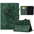 For Amazon Kindle 11th 2024 / 2022 Peony Butterfly Embossed Leather Smart Tablet Case(Green) - free shipping - PMC TechLife - Order now!