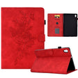 For Lenovo Tab M10 Gen 2 Peony Butterfly Embossed Leather Smart Tablet Case(Red) - Lenovo by PMC TechLife | Online Shopping South Africa | PMC TechLife | Buy Now Pay Later Mobicred